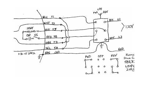 Ac Motor Reversing Switch Wiring Diagram - Cadician's Blog