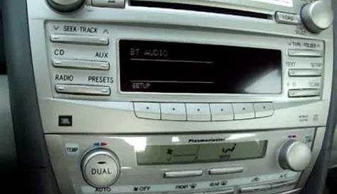 2010 Toyota Camry Bluetooth Audio/iPod Integration Issues - YouTube