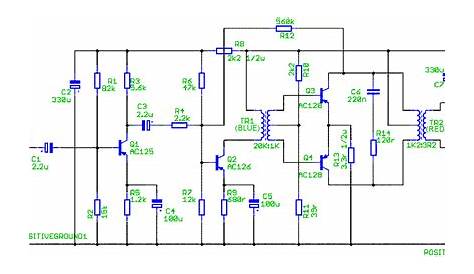 guitar amp channel switching schematic