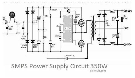 350W SMPS Power Supply Circuit - Electronic Circuit