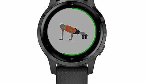 Garmin 40mm Vivoactive 4S GPS Smartwatch - Black/Slate | Catch.com.au
