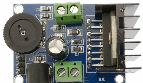 Integrated audio amplifier circuit TDA7297, 15W + 15W. Model DW-0425