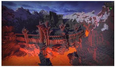 Minecraft Lava Fortress dungeonrealms | Terraria & Minecraft