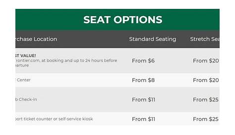 frontier park seating chart