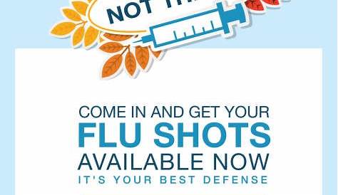 Fall Flu Or Influenza Shot Poster Template Illustrations, Royalty-Free Vector Graphics & Clip