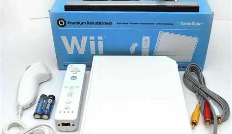Nintendo Wii WHITE Video Game Console System Bundle Online RVL-001