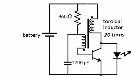 high voltage joule thief circuit diagram