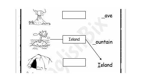 Landforms of the World Identification Worksheets - EnglishBix