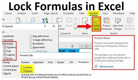 can you lock worksheets in excel