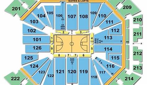 golden one center virtual seating chart