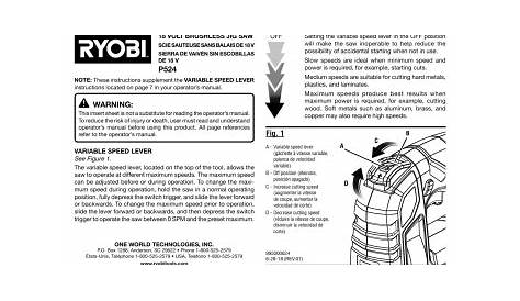 ryobi p3520 owner manual