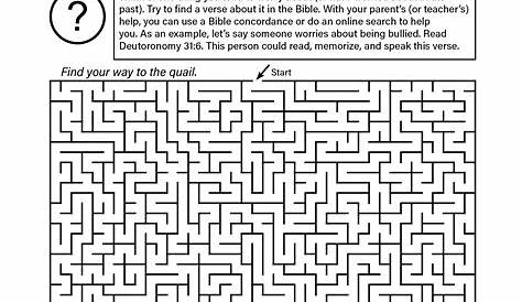 Free Printable Children's Bible Worksheets | Printable Worksheets