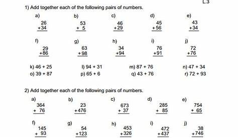 FREE 11+ Sample Math Worksheet Templates in PDF | MS Word