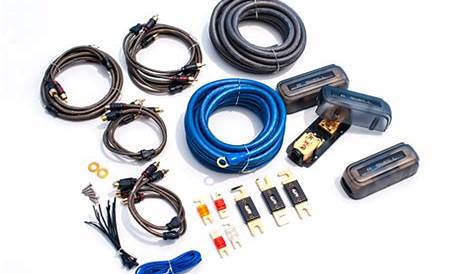 8 gauge marine amp wiring kit