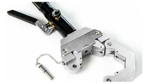 Hydraulic Hose Crimper Manual A/C Hose Crimping Tool Kit Die Sizes #6