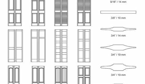 Interior Door Dimensions for Many Different Door Designs (Charts and