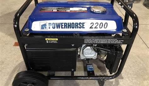 ARMSLIST - For Sale: Generator Powerhorse 2200
