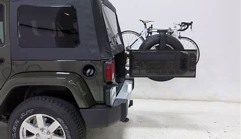 2016 Jeep Wrangler Unlimited Spare Tire Bike Racks - Thule