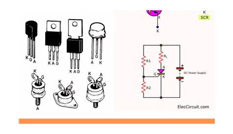 scr characteristics circuit diagram