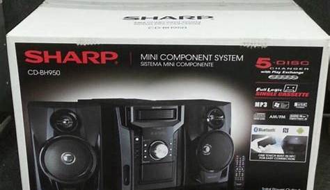 Sharp CD-BH950 240W 5-Disc Mini Shelf Speaker System for sale online | eBay