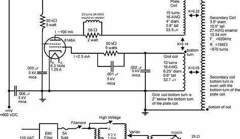 flyback tesla coil schematic