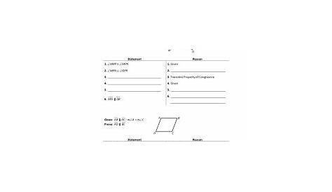 proving parallel lines worksheets