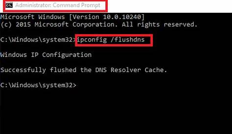 How to clear or Flush DNS Cache in windows 10