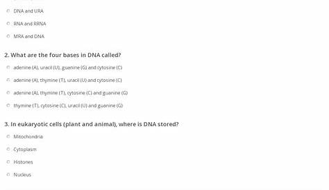 dna the genetic material worksheet