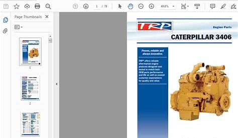 Caterpillar 3406 Engine Parts Manual - PDF DOWNLOAD - HeyDownloads