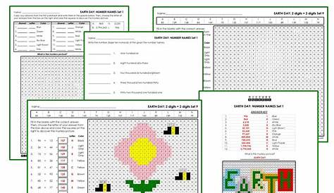 math earth day worksheets