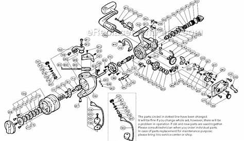 Shimano BTR6500B Parts List and Diagram : eReplacementParts.com | Art