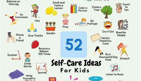 self care lesson for kindergarten students