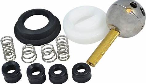 PartsmasterPro Repair Kit for Delta with #212 Style Stainless Steel