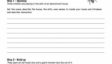 10 Guided Story Worksheets - Creative Writing/story writing exercises