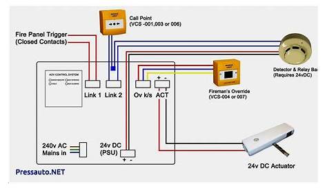 4 wire smoke detector wiring diagram