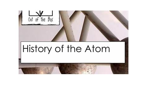 the history of the atom worksheet