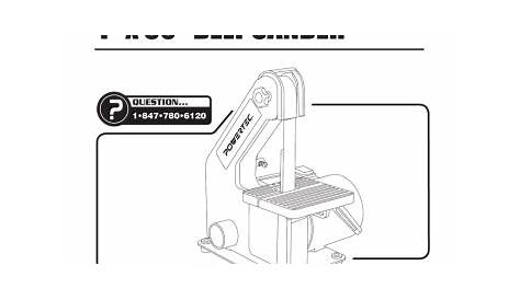 powertec bgss801 owner's manual