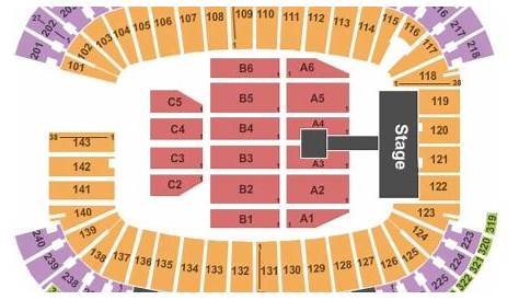 gillette stadium seating chart concerts