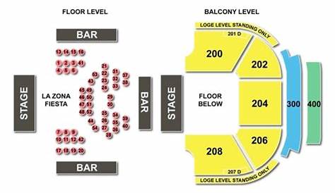 House of Blues – Las Vegas Seating Chart | Seating Charts & Tickets