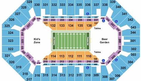 freedom hall seating map