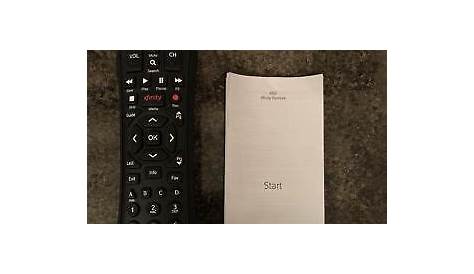 xfinity xr2 remote manual