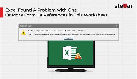 [Fixed] Excel Found a Problem with One or more Formula References in