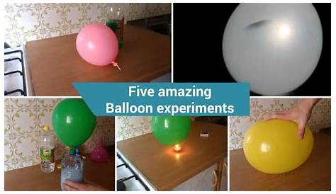 5 Amazing Balloon Experiments - STEM Little Explorers