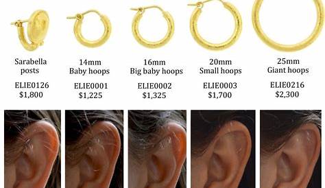 stud earring sizes - Google Search | Good To Know! | Pinterest | Google
