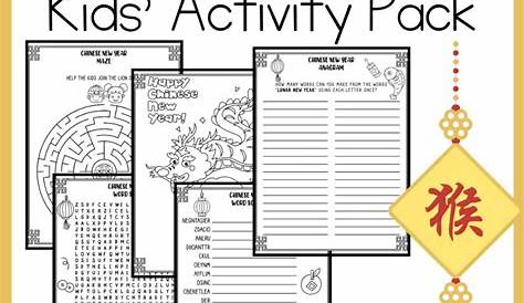 Chinese New Year Worksheets