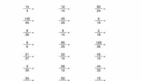 math drills worksheet fractions