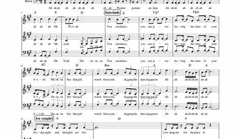DANCING QUEEN Sheet music for Strings, Voice | Download free in PDF or