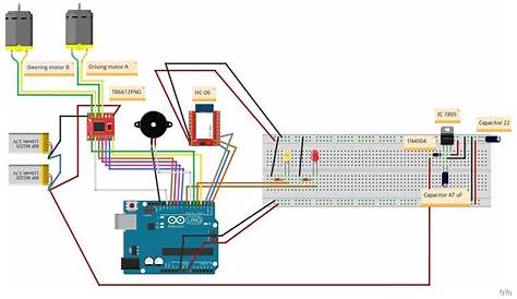 bluetooth rc car circuit diagram