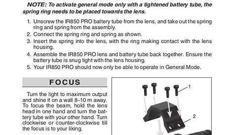 Instuction Manual | ATN IR850 Pro | Optics Trade