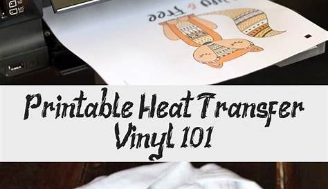 printable heat transfer vinyl with cricut using starcraft inkjet